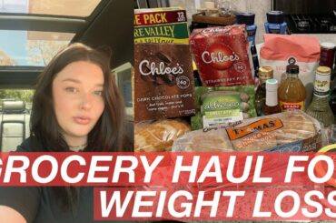 HEALTHY WEEKLY GROCERY HAUL FOR WEIGHT LOSS! SNACK AND MEAL IDEAS TO HELP LOSE WEIGHT