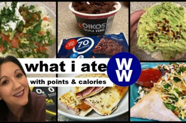 What I Ate today | Meal & Snack Ideas w/points and calories