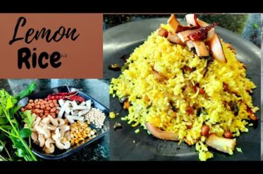 Lemon Rice|Quick Lunch Recipe|Rice Combo Meal| Raita Recipe|Lunch Box Recipe|Healthy Rice Recipe