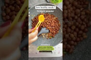 #highprotein Quick High Protien Breakfast | Lunch Box | Muscle Building | Diet Recipes #chanamasala