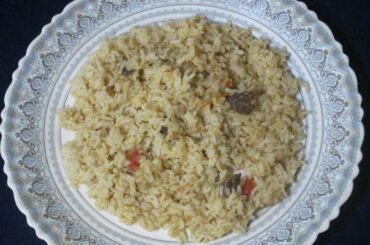 Split Mung Beans Eggplant Rice/Dinner Recipes/Eggplant Recipes/Beans Recipe/Yellow Rice Recipes 1096
