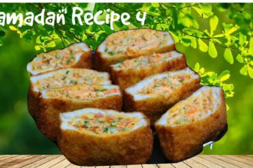 RAMADAN RECIPE 4 | Easy & Healthy Ramadan Bread Snack | Ifthar Special Bread Pockets by Isazdine