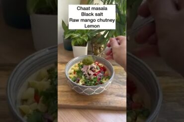 Healthy chickpea salad | High protein weight loss recipe