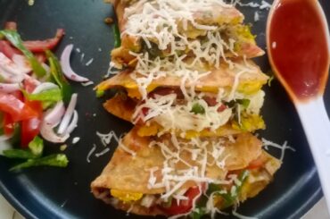 pudla sandwich /Easy to make snack recipe. /healthy recipes with chhaya.