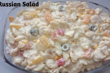 Russian Salad Recipe | Quick And Healthy Salad By Sania in the Kitchen
