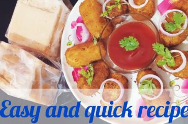 Evening snacks recipe||easy and quick recipe must try it || bread recipe for snacks and breakfast
