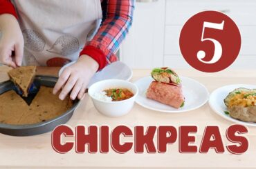 5 Chickpea RECIPES to TRY TODAY! Healthy, VEGAN & Delicious!
