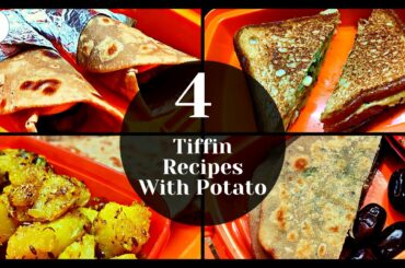 4 Healthy Tiffin Recipes for Kids|Kids Lunch Box Recipes|Vegetarian Lunch Box Recipes|LehersCookBook