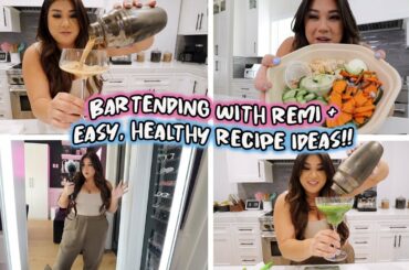 BARTENDING WITH ROMY + easy healthy recipe!!