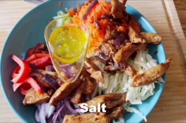 High Protein Salad Recipe | Healthy Salad Recipe for Weight Loss | Healthy Chicken Salad Recipe