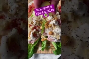 High Protein Low-Calorie Salad keto diet! keto diet !keto recipe #shorts