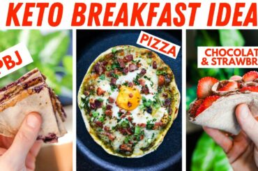 5 Keto Breakfast Ideas | Easy Low Carb Breakfast Recipes ANYONE Can Make!