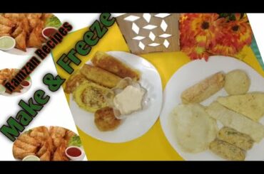 Ramzan recipe | Make and Freeze | Healthy and yummy recipes | kabobs, Rolls, Nuggets