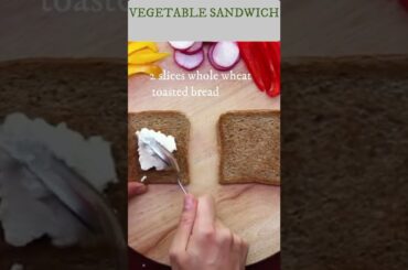 VEGETABLE SANDWICH FOR WEIGHT LOSS - #shorts l health buddies