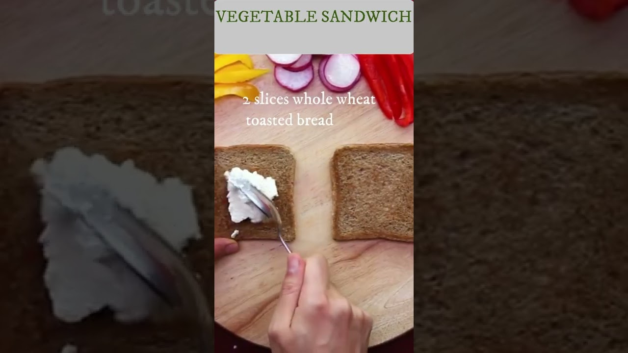 VEGETABLE SANDWICH FOR WEIGHT LOSS – #shorts l health buddies VEGETABLE SANDWICH FOR WEIGHT LOSS - #shorts l health buddies