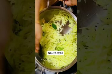 papaya Thoran recipe #Shorts 74 | Row papaya side dish | Healthy dish | 332nd video