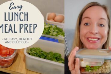 Quick, Cheap and Healthy Lunch Meal Prep: Easy (less than 1 hour) & Gluten Free