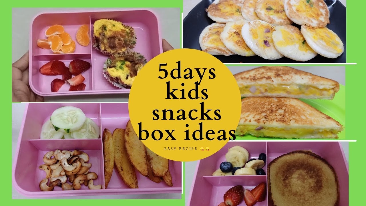 5 days kids snacks box ideas in Tamil | 5 easy & quick snacks recipe for kids | Saakshi Prakash 5 days kids snacks box ideas in Tamil | 5 easy & quick snacks recipe for kids | Saakshi Prakash