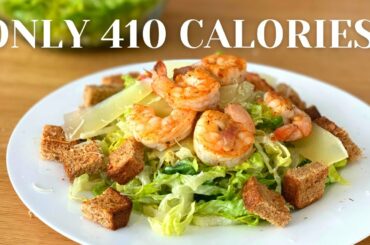 Light Caesar Salad Low Calorie Recipe for Weight Loss
