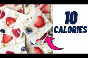 10 calorie frozen yogurt bars- Low calorie frozen yogurt recipe