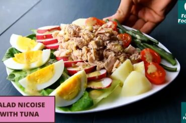 Salad Nicoise With Tuna Recipe - Famous French Salad | How to make Nicoise Salad