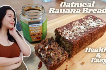 Healthy Oatmeal Banana Bread | NO SUGAR!