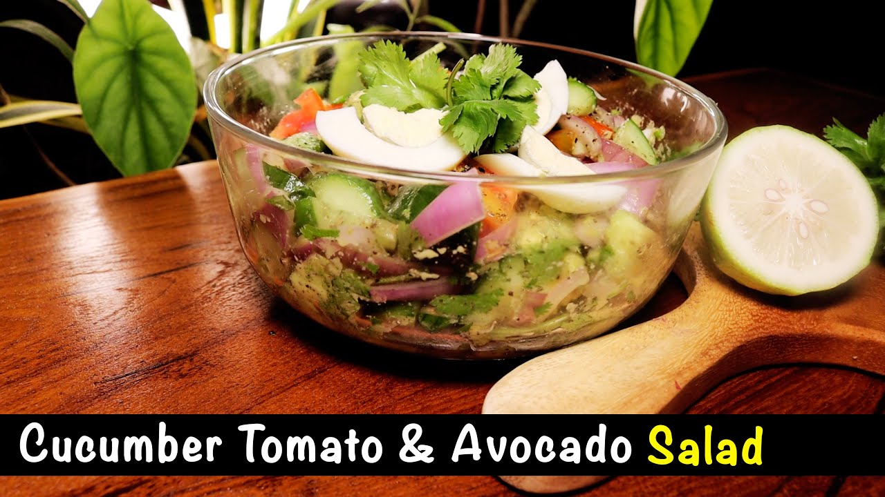 Cucumber, Tomato, and Avocado Salad | Salad Recipe | Salad | Egg Salad Recipe Cucumber, Tomato, and Avocado Salad | Salad Recipe | Salad | Egg Salad Recipe