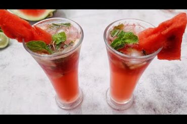 How To Make Mojito | Summer Drinks | Iftar Special Drinks |Watermelon Mojito Recipe |Summer Mocktail