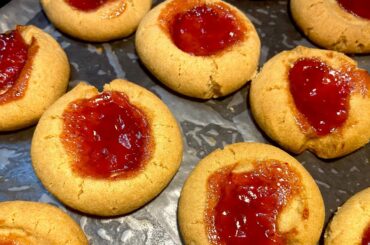 Healthy & Tasty whole wheat Jam Cookies | Kids Snacks Recipe | Jam Biscuits | Wheat Biscuit | Snacks