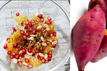 Sweet potatoes Chaat /Navratri vrat Recipes/Healthy Recipes/Quick Recipes