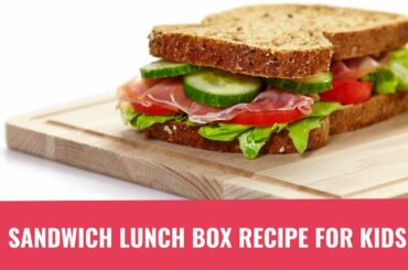 Healthy And Tasty Sandwich | Lunchbox Recipe | Yummy Tiffin Recipe For Kids