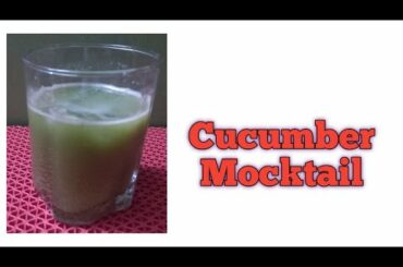 Cucumber Mocktail Recipe. Healthy Recipes with Monika.