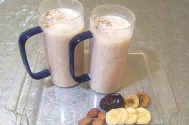 How To Make Banana Protein Shake | Healthy Recipes | Weight Gain Banana Shake By Rukhma Naveed