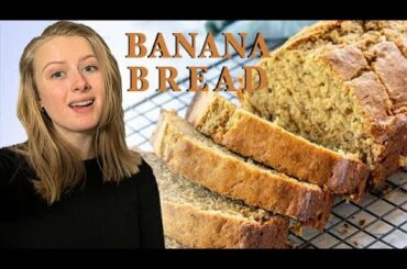 HEALTHY BANANA BREAD RECIPE / beckadele