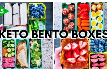 KETO BENTO BOX LUNCH IDEAS [healthy & easy low carb WORK + SCHOOL meal prep for the week!]