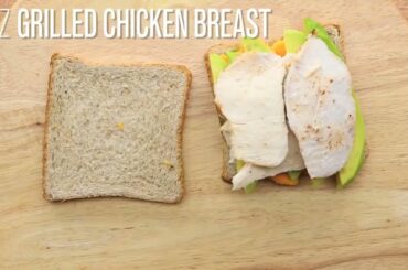 How to make Chicken and Avocado Grilled Cheese Sandwich | Healthy Food | Easy Recipe |