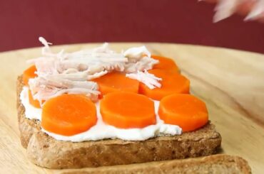 How to make Carrot and Cottage Cheese Sandwich  | Healthy Food | Easy Recipe |