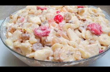 Macaroni Fruit Salad - Fruit Salad Recipe - Best Healthy Salad - Ramadan Special 2022
