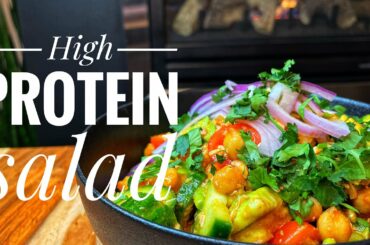 How To Make Healthy High Protein Salad Recipe | Quick and Easy