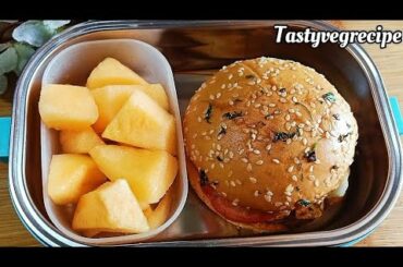 Healthy 10 minutes Lunch box recipes | Kids /Office tiffin ideas Indian | Instant Tawa paneer burger