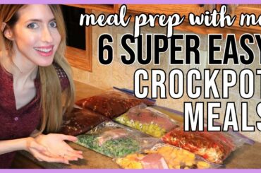 6 EXTREMELY EASY CROCKPOT MEALS // HEALTHY & AFFORDABLE CROCK POT or SLOW COOKER RECIPES 2019