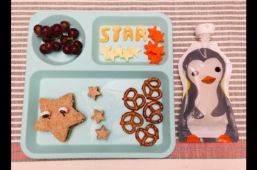 Quick, Easy, and Healthy Peanut Butter and Jelly Stars Sandwich Kid Meal