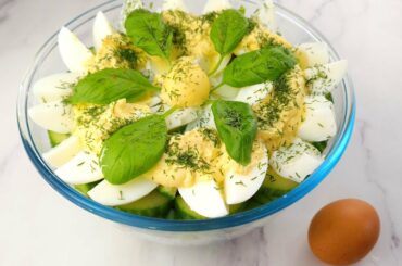 Keto Easter Eggs Salad - SO TASTY | Keto Dressing, Healthy Recipes