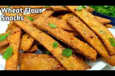 Wheat Flour Snacks Recipes | Storable Snack Recipes | Evening Snacks Recipe | Crispy/Tea Time Snacks