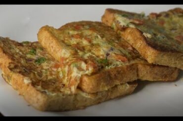 SIMPLE HEALTHY VEGETABLE FRENCH TOAST BREAD||HEALTHY EATING||BREAKFAST RECIPES