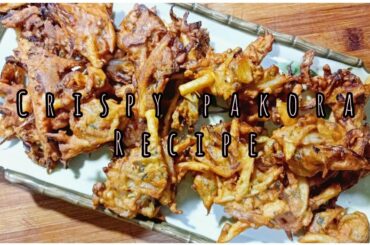 Healthy crunchy snack | Crispy Pakora  iftar Special Recipe |Ramadan routine |Ramazan special#snacks