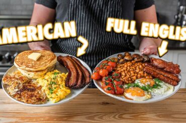 4 Million Subscriber Special: American Vs. Full English Breakfast