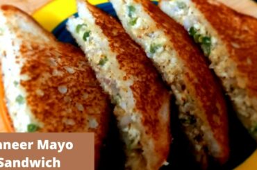 Chatpata Paneer Mayo Sandwich | Quick & Easy Snack | Kids Tiffin Recipe | Poojas Kitchen