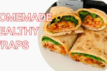 Healthy Easy Meals With Me Ep2/ Homemade Wraps