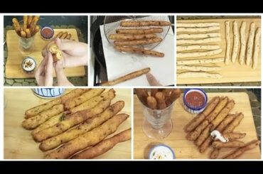 Potato sticks recipe quick & yummy snacks || healthy food by kkk || Ramadan special |